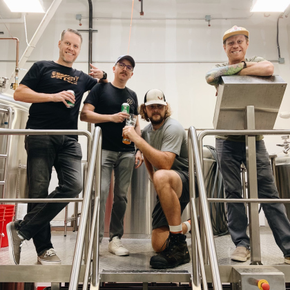 From left,  Co-owners Chad Misner, Marco Leal, Zack Gardner and Jon Lamb.
