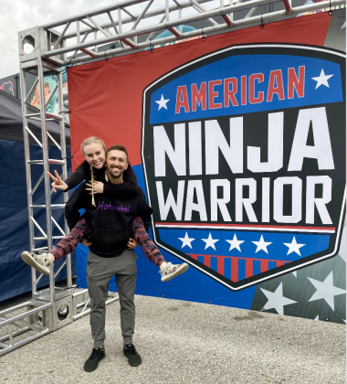 Megan Johnson and Kyle Soderman at the competition