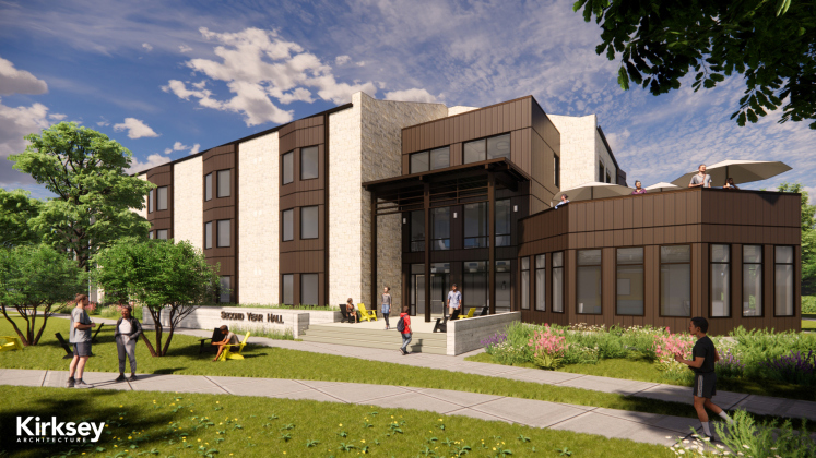 The new residence hall for second-year students.