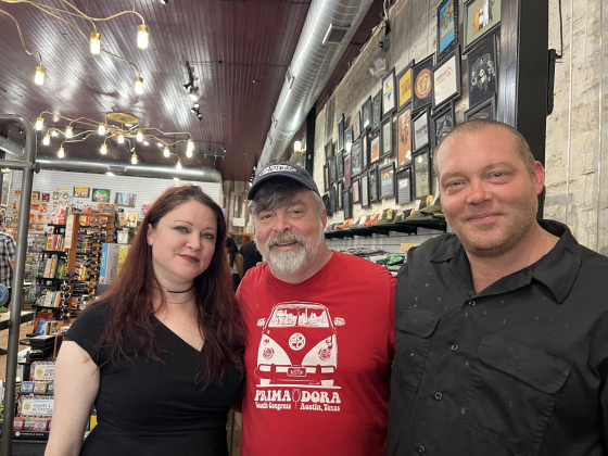 Co-owners Melody English (left), Alan Barnette, and Nathan English. Mr. Barnette is the owner of the original Prima Dora location on South Congress in Austin.