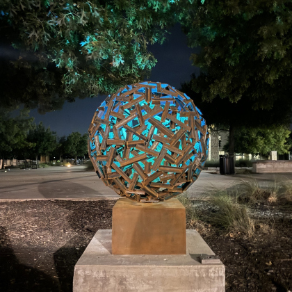 New sculpture “Angle” by Travis Seeger is part of the public art collection in Round Rock.