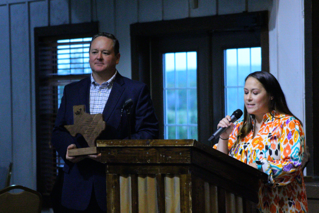 The Business of the Year Award was given to VeraBank. This is the first year the award has been presented.