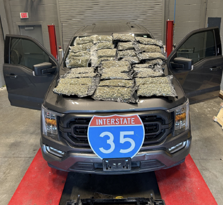 The marijuana seized by the Wilco Criminal Interdiction Unit. (Courtesy Williamson County Sheriff's Office)
