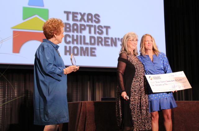 The Texas Baptist Children's Home was given the 2024 Impact Award. This year the organization helped 225 children, moms and young adults. Photo by Nalani Nuylan.