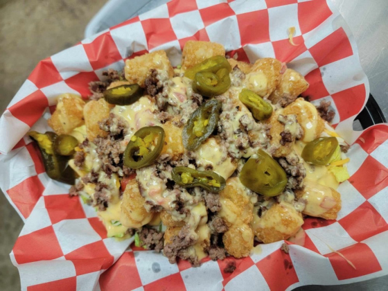 Loaded nachos at Cotton Country Club. Photo courtesy of Emily Hamilton