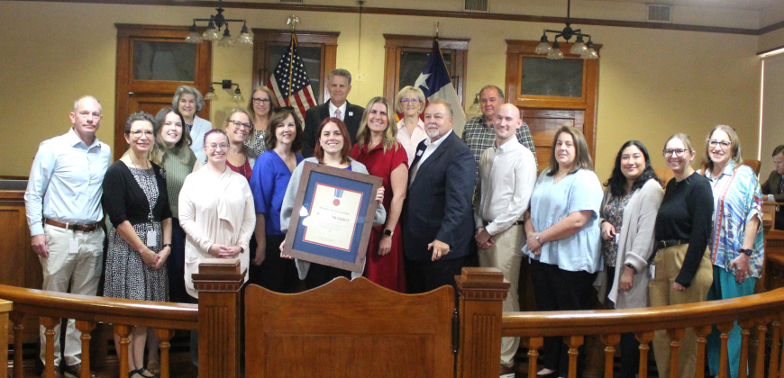 Williamson County Human Resources Department was the recipient of the 2024 County Best Practices Awards. Photo courtesy of Williamson County. 