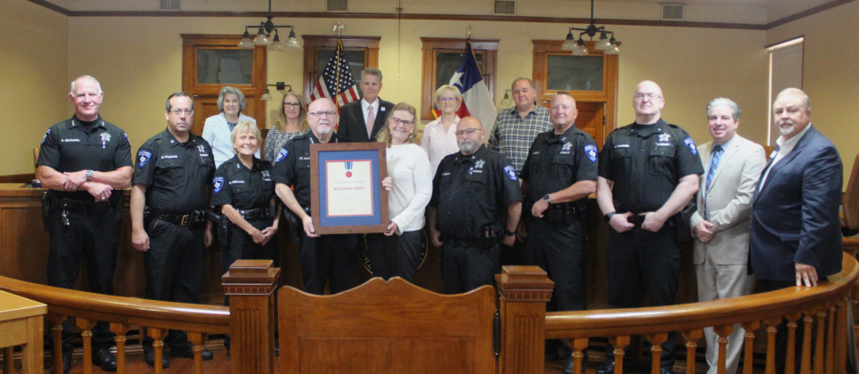 The Williamson County Sheriff’s Office was the recipient of the 2024 County Best Practices Awards. Photo courtesy of Williamson County.