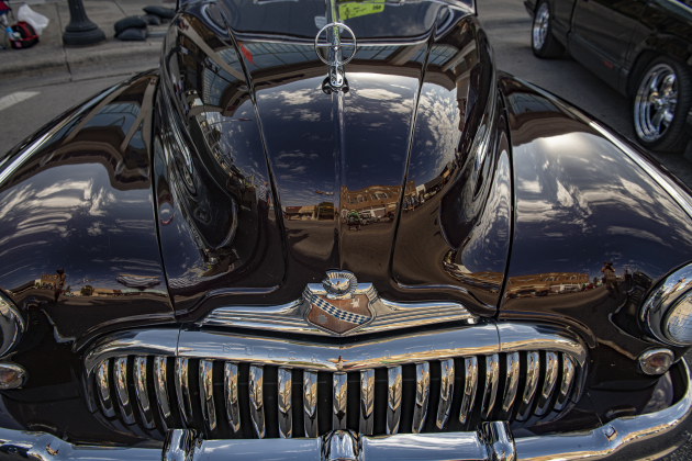 A 1948 Buick owned by former Taylor Mayor Don Hill,  is pictured at Taylor's Main Street Car Show on Saturday, October 26, 2024.    Photo by Andy Sharp.