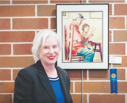 Rita Johnston won first place for “Time to Order” in the Photography/ Digital category.