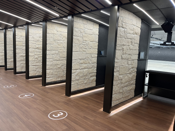 Staccato has 26 indoor shooting lanes, these are attached to the retail store.