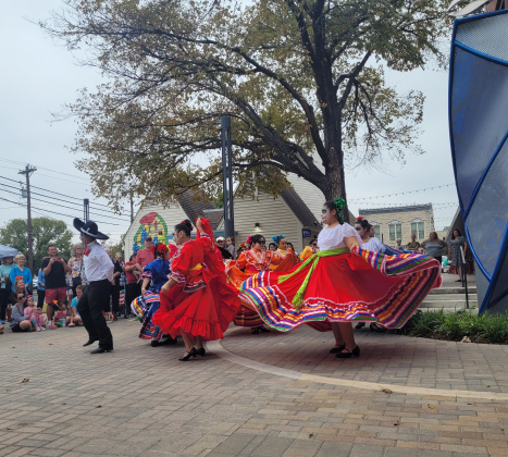 A group of Georgetown ISD students perform traditional Mexican Dances.