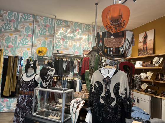 Inside of Blue Sage Clothiers