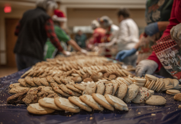 WHO made 500 dozen cookies for Holiday Meals Delivered distributions this year.