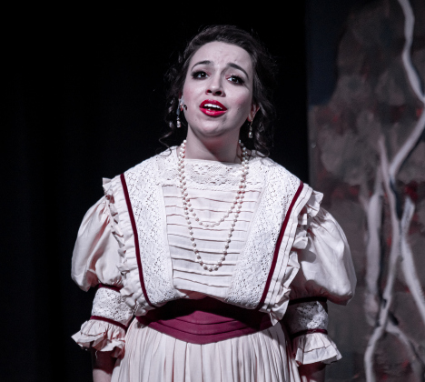 Mikaela Pace, playing Lily, is seen in a dress rehearsal photo from the Georgetown Palace production of “The Secret Garden” on  Thursday, January 30, 2025. The play runs on the Springer Stage through March 2.   Photo by Andy Sharp.
