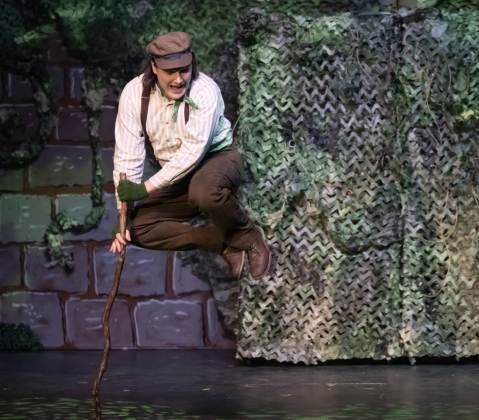 James Hamrick, playing Dickon, is pictured in a dress rehearsal photo from the Georgetown Palace production of “The Secret Garden” on  Thursday, January 30, 2025. The play runs on the Springer Stage through March 2.   Photo by Andy Sharp.