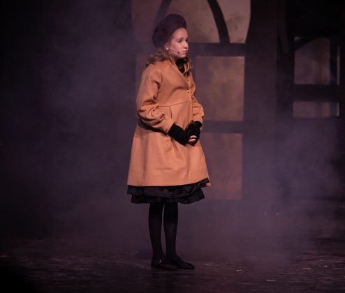 Molly Jackson, as Mary Lennox, is pictured in a dress rehearsal photo from the Georgetown Palace production of “The Secret Garden” on  Thursday, January 30, 2025. The play runs on the Springer Stage through March 2.   Photo by Andy Sharp.
