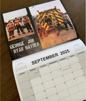 Firefighters George Carrazco, Jon Marquez, Ryan Swenson and Hayden Hinton are pictured for September. (Photo by Kaitlyn Wilkes)
