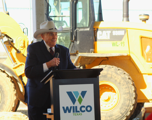 Congressman John Carter tells a story on how the Juvalinae Justice Center was formed when he was the District Judge for the 277th District Court.