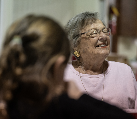 Ethel Mickan enjoyed her evening during the 9th Annual Free Soup Supper, held at St. Peter Lutheran Church  on Monday, February 10, 2025.  All were invited to free meals prepared by church members, plus homemade desserts and water or tea. 