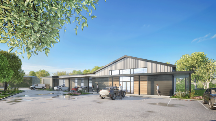 Hill County Forensics will provide more than 10,100 square feet of space for autopsy services and will be completed in September. Illustration courtesy of Framework Architects.