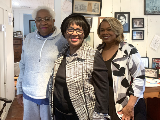 From left, Francis Cunningham, Paulette Taylor and Regina Durden organize events and partnerships for the Georgetown Cultural Citizens Memorial Association. (Photo by Kaitlyn Wilkes)