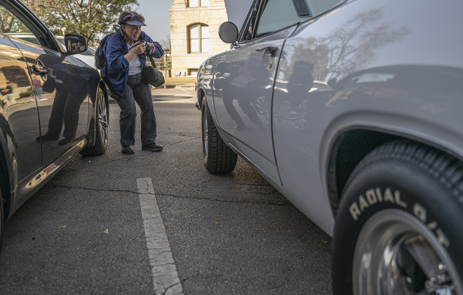 Arlie Pfeifer took photos of vintage vehicles on display along Main Street while attending  the Texas Photography Festival.