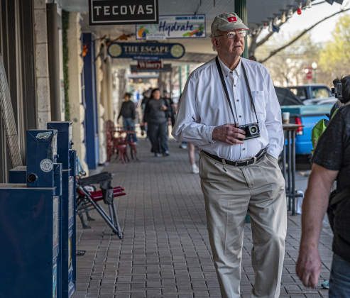 Dale Illig of Georgetown was among those attending  the Texas Photography Festival on Saturday, March 15.
