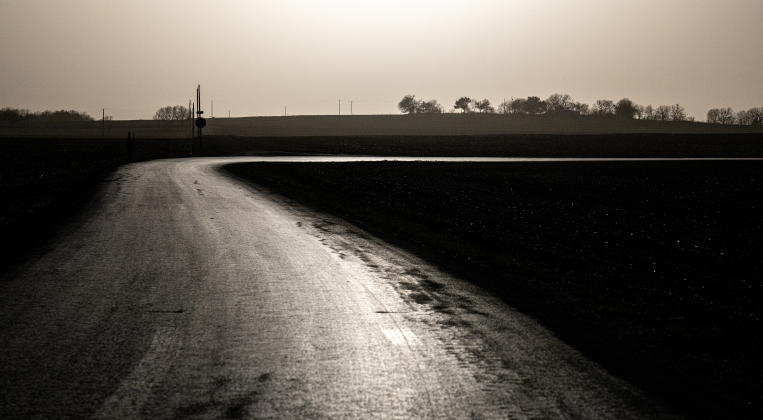 Strong winds led to a dusty landscape as seen along County Road 192 on Tuesday, March 4, 2025.