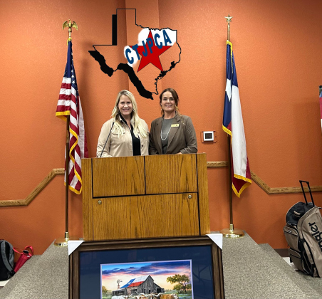Justice of the Peace Judges Evelyn McLean, left, and Angela Williams, right, were elected into leadership for the Central Texas Justices of the Peace & Constables Association. Photo courtesy of Judge Angela Williams.