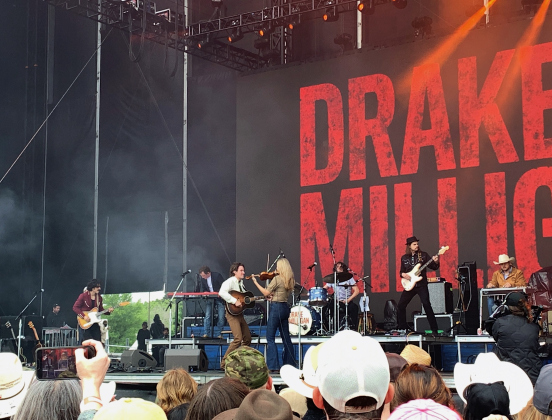 Drake Milligan performs at the Two Step Inn festival in 2024. (Sun Archive)