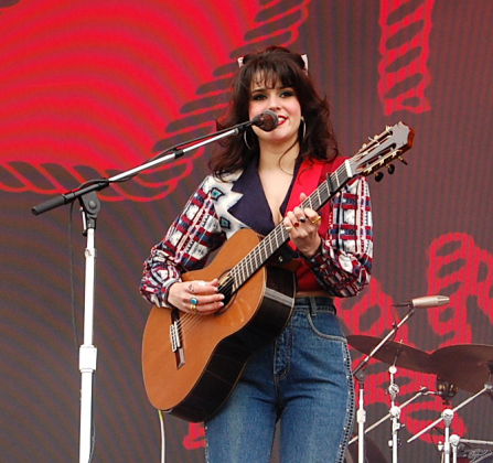 Maggie Antone christened the Big River stage on Sunday, April 6 with a 12:15 p.m. set.