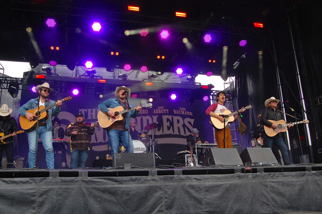 The Panhandler’s, made up of John Baumann, Josh Abbott, Cleto Cordero and William Clark Green sang many songs about West Texas on Sunday.