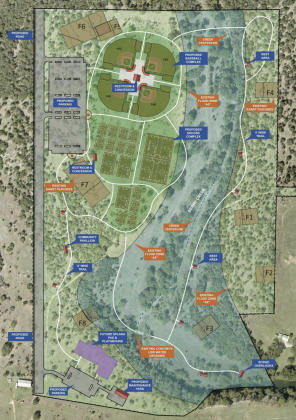 The westside park could be a part of the city’s 15- 20 year plan for park growth and expansion. (Rendering courtesy of Parkhill)