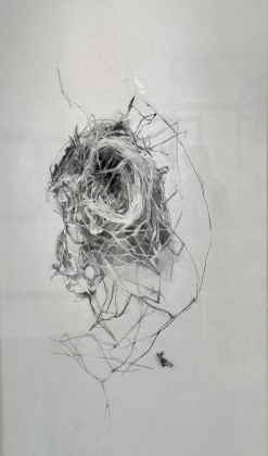 Jennifer Polnaszek’s artwork, “Empty Nest,” is on display at Georgetown City Hall.