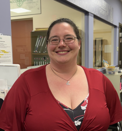 Georgetown’s Huntington Learning Center Director Nikki Traub stands inside the tutoring space. Photo by Abbey Archer