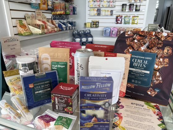 Hemp products that are banned beginning September 1 under the Senate 3 Bill. Photo by Abbey Archer