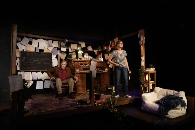 Patti Maisano portrays Catherine, while Jeff Bush plays Robert.  Photos courtesy The Palace Theatre