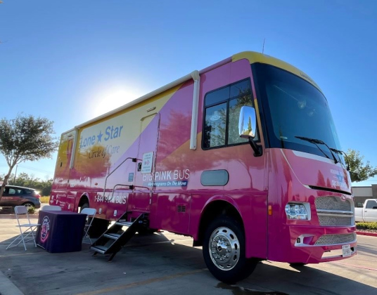 Lone Star Circle of Care's mobile mammography unit provides mammograms to women around Central Texas. (Photo Courtesy Lone Star Circle of Care)