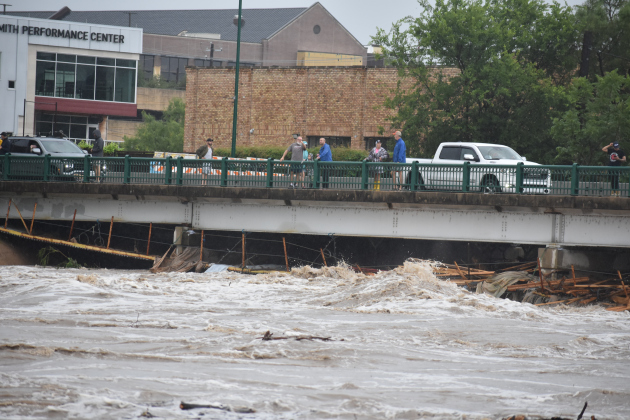 The Austin Avenue Bridge has reopened to the public after flooding over the weekend. 