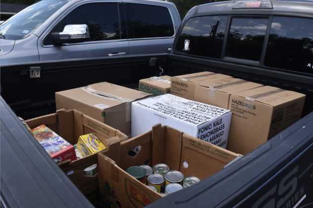 The first food drive was a success— bringing in 367 pounds of nonperishable food for nonprofits in the area.