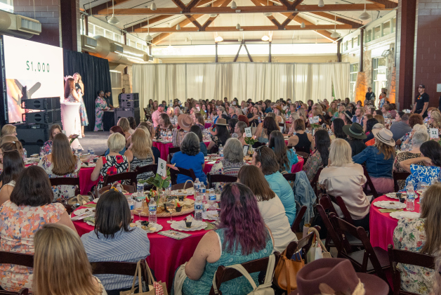  The Georgetown Community Center is filled to the brim for the first annual Wine, Women & Shoes event, benefiting CASA of Wilco, September 28, 2024. Photo courtesy of Rudy Ximenez.