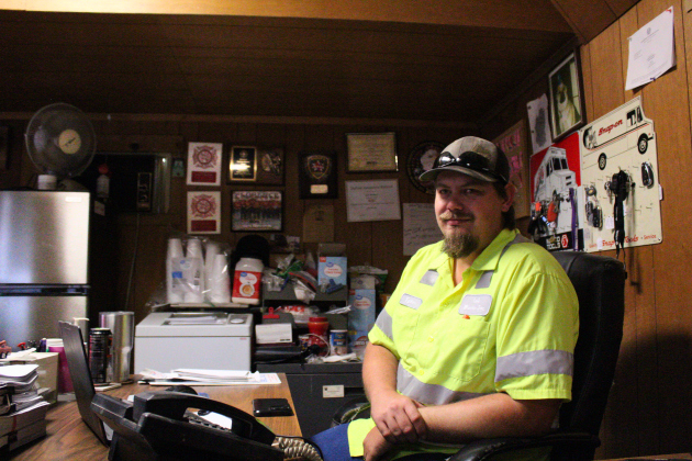 Tyler Schlickeisen, senior tow operator for Lee’s Wrecker Service in Florence, will receive the Order of Towman, a national award presented by The American Towman in Baltimore, Maryland, on November 22. Photo by Nalani Nuylan.