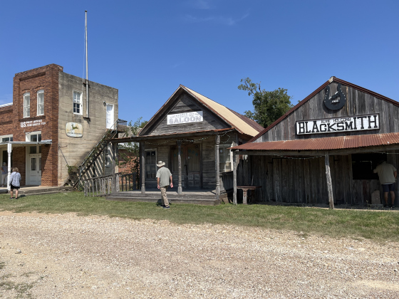 The Grove in Coryell County looks like an old western movie set. Photos by Linda Dwyer