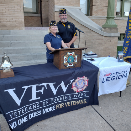 Army veterans B.J. MacMillan and Kevin Wilke were among featured speakers during the annual National POW/MIA Recognition ceremony, held September 19 outside the Williamson County Courthouse.