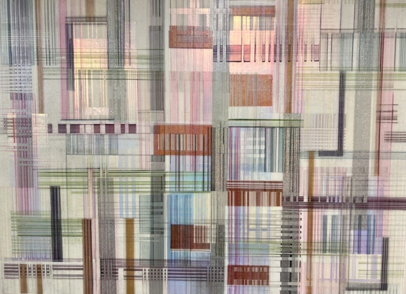 “Fifth Time is the Charm” by Lisa Loudermilk is on display in the first floor Café Gallery at the Library.