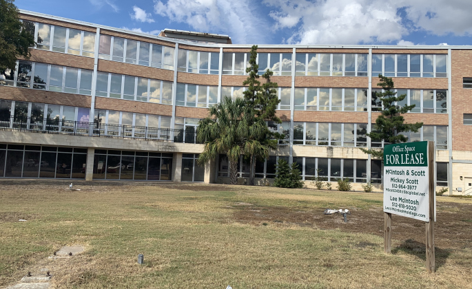 The old Wesleyan building is being considered by the Texas Municipal League as a new headquarters site. (Photo by Kaitlyn Wilkes)