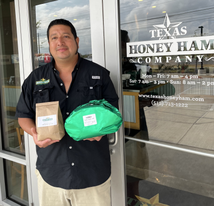 Robert Siller is the owner of Texas  Honey Ham in Georgetown.  Photo by Linda Dwyer
