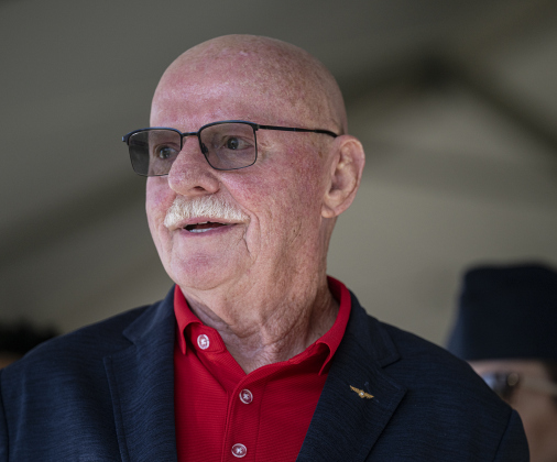 Captain Dave Carey, a retired U.S. Navy veteran, was the keynote speaker at the Georgetown Field of Honor on Sunday, November 9, 2025. Carey, a U.S. Naval Academy graduate and Vietnam War veteran,  spent five-and-a half years in captivity when his plane was shot down.