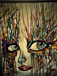 Carolyn Todd will explain encaustic painting techniques, displayed in her work here, during the Williamson County Art Guild meeting on January 6. 