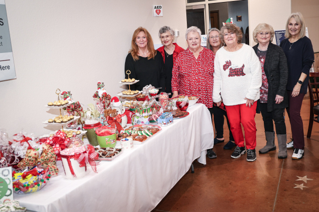  In this photo, from left, are Sun City residents Dianne MacKie, Dee Struble, Beth Neuhalfan, Kristi Rosenfeld, Nina Stancil, Sue Brown and Sam Kelly. Not pictured from the neighborhood group are Joan Jackson and Karen Cooper. Photo courtesy Ron Parks 